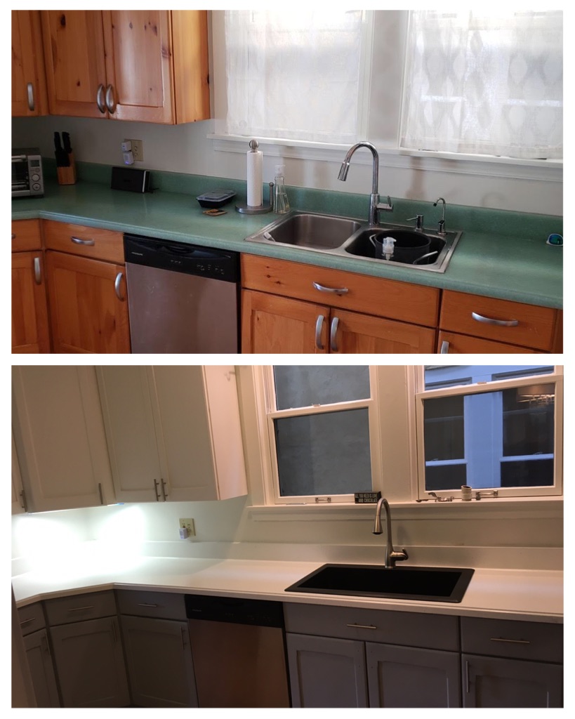 kitchen before and after