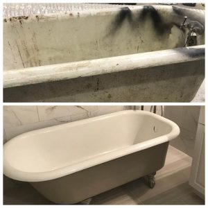 claw foot tub refinishing