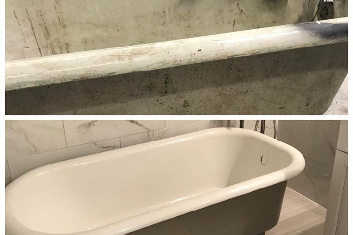 claw foot tub refinishing